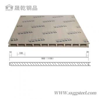 Hollow glass magnesium panel